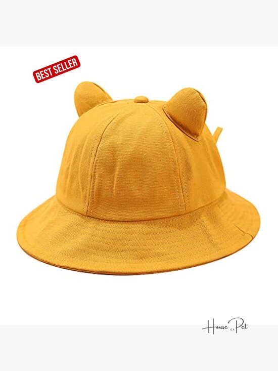Packable Bucket Hat with Cat Ears and Tail Sun Hat main image 4